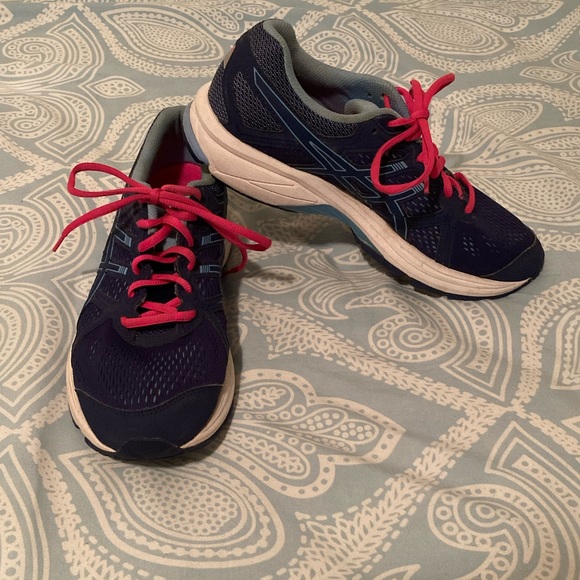 Blue/Pink Asics GT Express Sneakers Size 10 1/2 - Picture 1 of 6